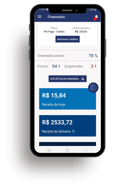 Acompanhamento Financeiro DevMobility